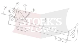 1213 western snow plow mount for ford