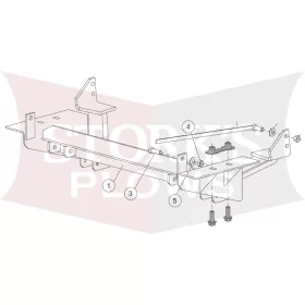 97-04 f250LD plow mount 1223