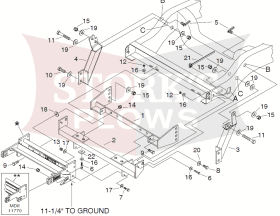 Meyer 17123 EZ Plus MDII Plow Mount