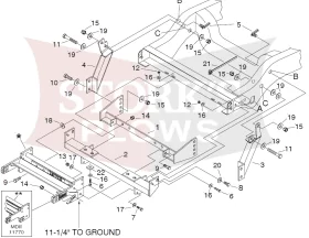 Meyer 17123 EZ Plus MDII Plow Mount