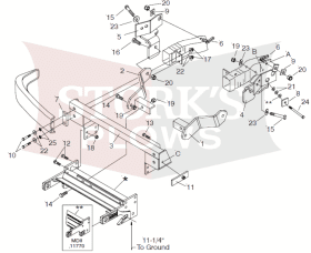 Meyer 17126 EZ Plus MDII Plow Mount