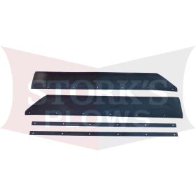 13045 10'6" Meyers SV2 Rubber Deflector Super V Plow Flared Wing