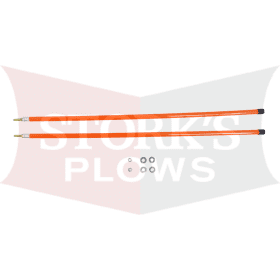 51975 Aftermarket Fisher 36" Tall Poly Plow Markers - Stud Base - Buyers 1308111