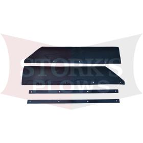 13274 7'6" Meyer 7.5 V Plow LDV Rubber Deflector Kit