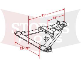 13715 Meyer Commercial A Frame MDII Plus Series Blade 15x31x22-1/8