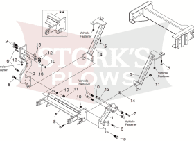 Meyer 17158 EZ Plus MDII Plow Mount