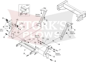 Meyer 17158 EZ Plus MDII Plow Mount