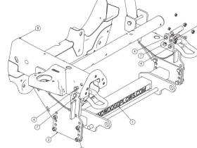 16062115 SnowDogg MD Plow Mount 2007-2013 GMC 1500