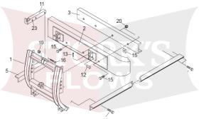 16493 Meyer Bumper Mount HM Snow Plow Tilt Lift Frame 16486 