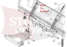 16546 Meyer EZ Plus MDII PAF Pivot A Frame Kit Drive Pro Blade Lot Pro LD DP LPLD
