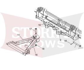 16547 Meyer EZ Plus MDII PAF Pivot A Frame Kit LP Series Lot Pro Blade