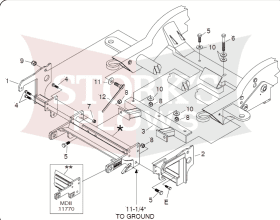 17143 meyer MDII Plus mount for a hummer