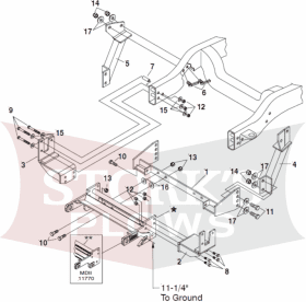 17173 meyer EZ Plus plow mount