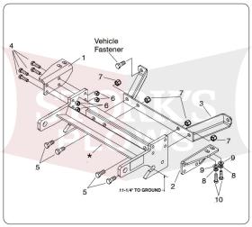 17178 Meyer EZ Mount Plus 2010+ Ford Ranger 4x4 Mazda BT 50