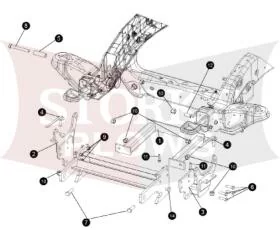 17198 2020-2026 GMC Chevy C/K Series K2500HD K2500 K3500 4x4 Meyer Plow Mount Plus MDII