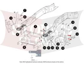 17200 2019-2024 Dodge Ram 2500/3500 Meyer Plow Mount Plus MDII