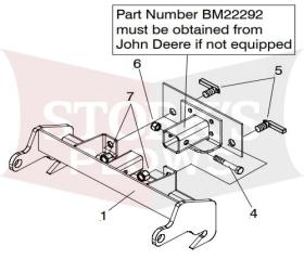 18513 Meyer Drive Pro Plow Mount 2009+ John Deere Gator
