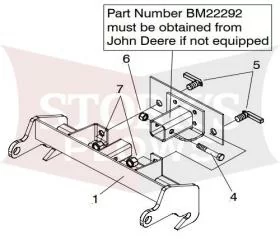 18513 Meyer Drive Pro Plow Mount 2009+ John Deere Gator