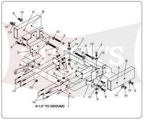 18516 Meyer Drive Pro Plow Mount 2010+ Isuzu D Max Pickup