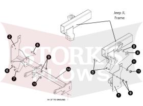18534 Meyer Drive Pro Mount 2018+ Jeep Wrangler 2020+ Jeep Gladiator