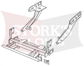 New 1FK11 Curtis Plow Mount 1972-93 Dodge Ram 1500 2500 3500 Frame Hitch