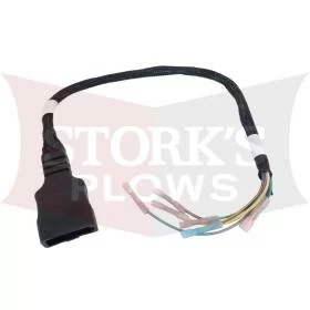 Snow Plow Harness Plug Covers - Set Of 3 For Western 61548 & Fisher 8291K Plows