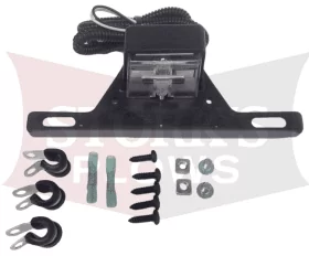 78197 Poly Spreader License Plate Light Kit Western Tornado Fisher Poly-Caster Blizzard Ice-Chaser