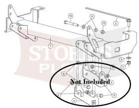 31543-2 (less Drop Brackets) Mount 04-12 Chevy GMC Colorado Canyon Z71 Z85 Western Suburbanite, Fisher Homesteader, SnowEx