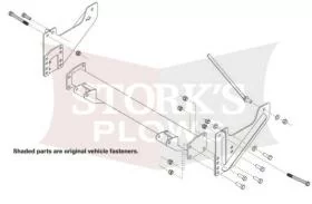 31554 snow plow mount Chevy 1500 2019