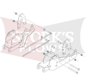 31700 20-26 GM K2500/K3500 Plow Mount Western Snowex Blizzard 