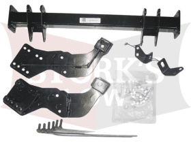 32113 2018-2024  Jeep Wrangler + 20-23 Jeep Gladiator Western Snow Plow Mount 22"+