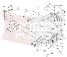 33950-2 Western Mount 2019-2025 Dodge Ram 1500 Ultramount