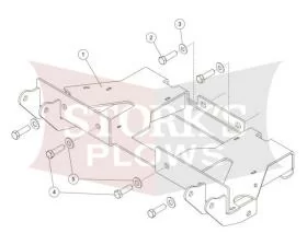 35131 Mount  for utv