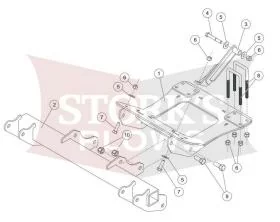 35151 mount for a utv plow