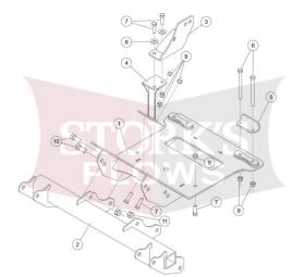 35152 western mount for utv plow