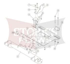 35152 western mount for utv plow
