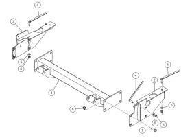 35169 Diahatsu HiJet S510P 2014-23 Mount Kit Western Impact / Fisher Trailblazer / Snowex UTV Plow