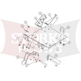 35217 UTV Mount for 2017-2024 Kawasaki Mule SX Midsized UTV