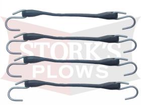 30055 Tarp 9" Bungee Replacement Kit 4-Pack Western Fisher SnowEx Spreader 
