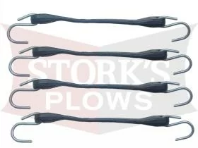 30055 Tarp 9" Bungee Replacement Kit 4-Pack Western Fisher SnowEx Spreader 