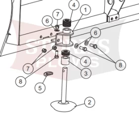 40501 Shoe Assembly Kit (Set) Blizzard LT & HD Plows