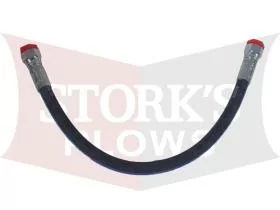 40569 16" Hose Western Prodigy Wide Out Factory Ultramount Hose Lift Cylinder Hose 1/4" X 16" W/FJIC 