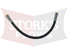 41094 18" Western Fisher Factory Ultramount Hose Lift Cylinder Hose 1/4 X 18 w/F JIC Ends 56754