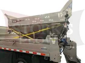 Western Marauder 5 Yard Hopper S500C 9 Ft Salt Spreader Drag Chain Stainless Steel Electric 