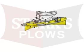 48854 Bottom Plate For Western/Fisher 2500 Salt Spreader Tailgate