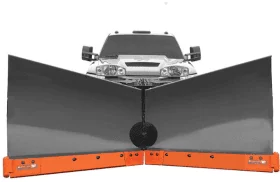 8.5 Western Fisher SnowEx Carbide Winter Equipment Vulcan V Plow 
