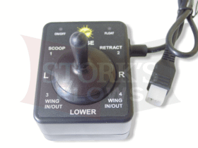 49900 Fisher Xtreme V, XV2 Plow Joystick Control 4 Pin White Plug 49700