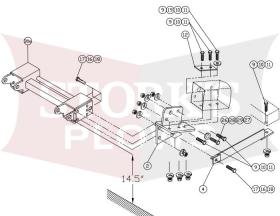52404-MKPB Arctic Plow Mount 1991-2000 Chevy GMC 3500 4x2 Classic