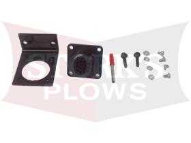 Western Fisher 56496 10 Pin Connector Assembly Control Adapter MVP EZ-V Plow