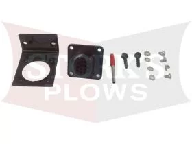 Western Fisher 56496 10 Pin Connector Assembly Control Adapter MVP EZ-V Plow